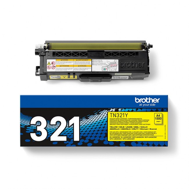 Brother TN-321Y toner cartridge 1 pc(s) Original Yellow Brother TN-321Y toner cartridge 1 pc(s) Original Yellow