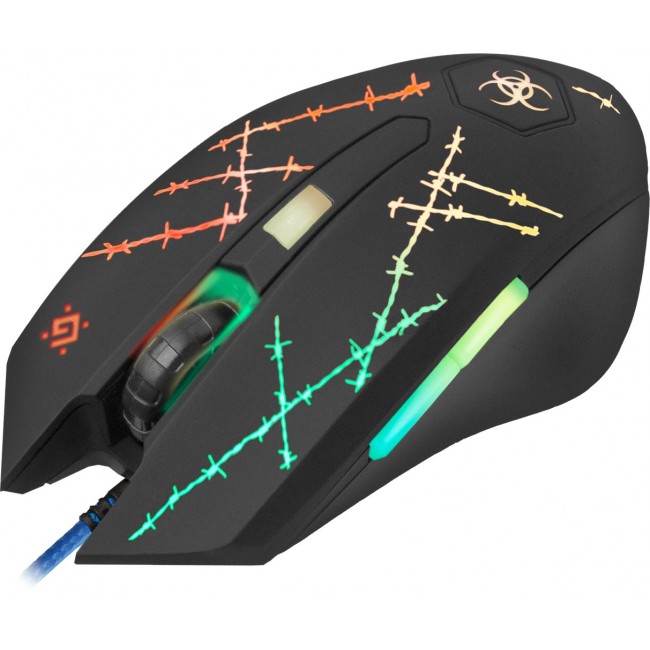 Defender Forced GM-020L mouse Gaming Ambidextrous USB Type-A Optical 3200 DPI Defender Forced GM-020L mouse Gaming Ambidextrous USB Type-A Optical 3200 DPI