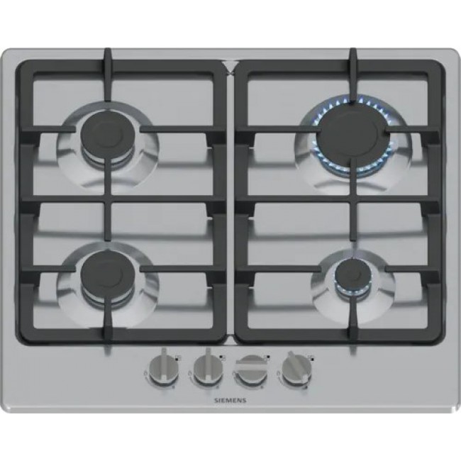 Siemens EG6B5PK90 hob Black, Stainless steel Built-in 60 cm Gas 4 zone(s) Siemens EG6B5PK90 hob Black, Stainless steel Built-in 60 cm Gas 4 zone(s)