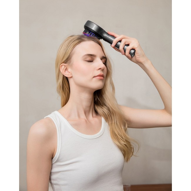 Regenerating hairbrush massager for hair and scalp MT6537 Regenerating hairbrush massager for hair and scalp MT6537