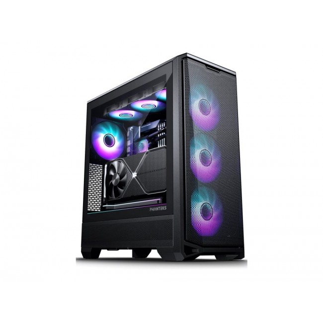 PHANTEKS Eclipse G400A Midi-Tower, Tempered Glass, D-RGB, black