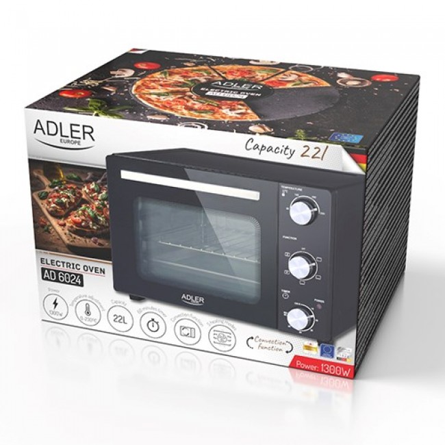 Adler AD 6024 oven Black Adler AD 6024 oven Black