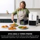 SharkNinja SL400EUWH fryer Double 9.5 L Stand-alone 2470 W Hot air fryer White