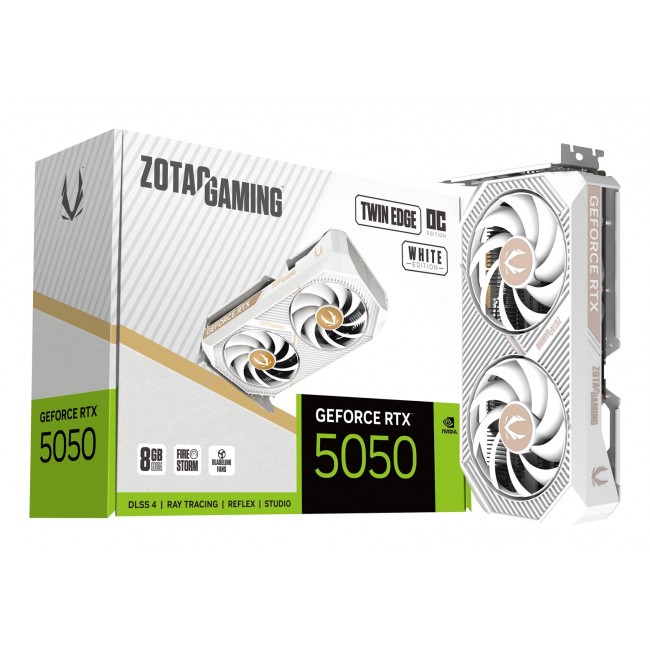 Zotac GAMING GeForce RTX 5050 Twin Edge OC NVIDIA 8 GB GDDR6 Zotac GAMING GeForce RTX 5050 Twin Edge OC NVIDIA 8 GB GDDR6