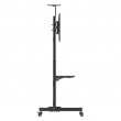 Manhattan TV & Monitor Mount, Trolley Stand, 1 screen, Screen Sizes: 37-65