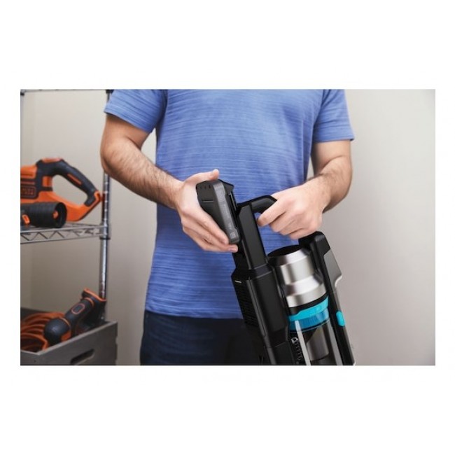 Black & Decker BSV520BRB-QW stick vacuum/electric broom Battery Dry Bagless 0.65 L Blue 2 Ah