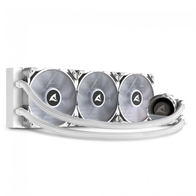 Sharkoon S90 Processor All-in-one liquid cooler 12 cm White 1 pc(s)