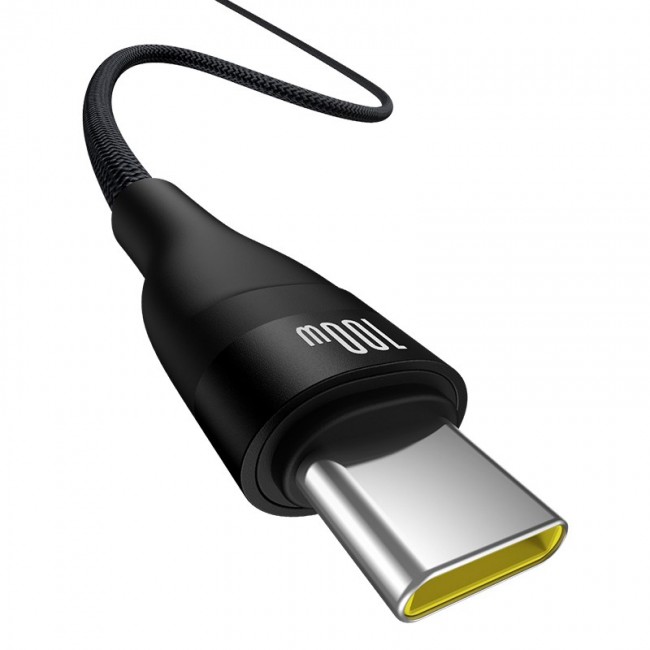 Baseus Flash 2 USB A to USB C fast charging cable 2 m 100 W Black