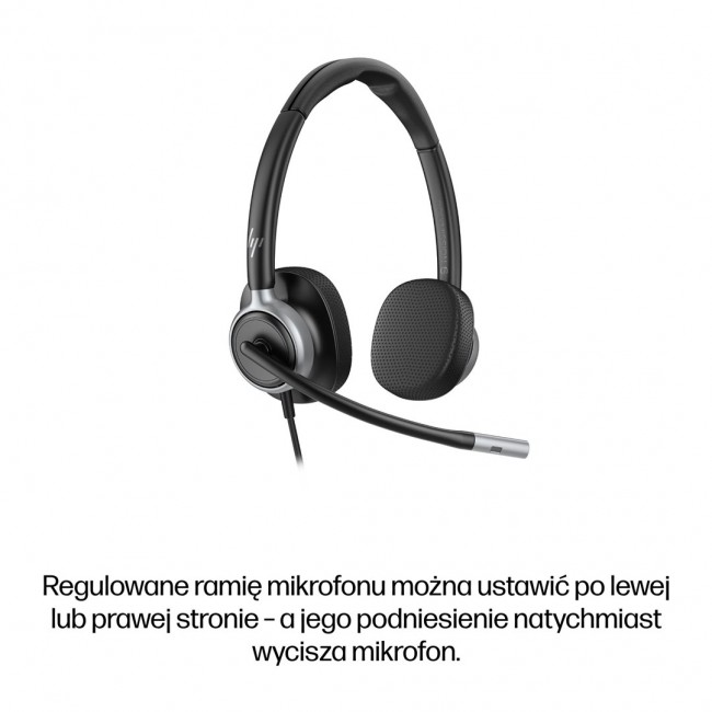 HP Poly Mission 625 Stereo USB Wired Headset (Bulk)