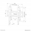Neomounts WL30S-850BL12 TV mount wall 24-65