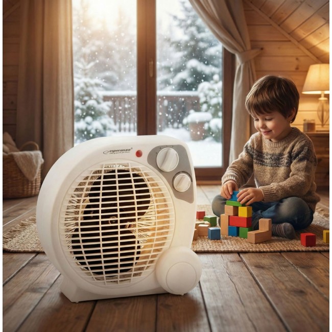 Esperanza EHH002 electric space heater Indoor Grey,White 2000 W