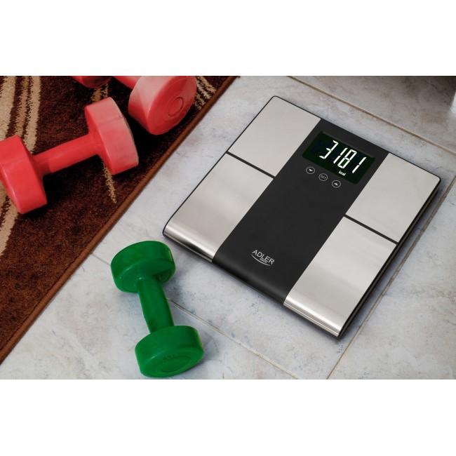 Adler AD 8165 personal scale Rectangle Black, Grey Electronic personal scale Adler AD 8165 personal scale Rectangle Black, Grey Electronic personal scale