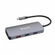 Verbatim CMH-09 USB Type-C 10000 Mbit/s Silver Verbatim CMH-09 USB Type-C 10000 Mbit/s Silver