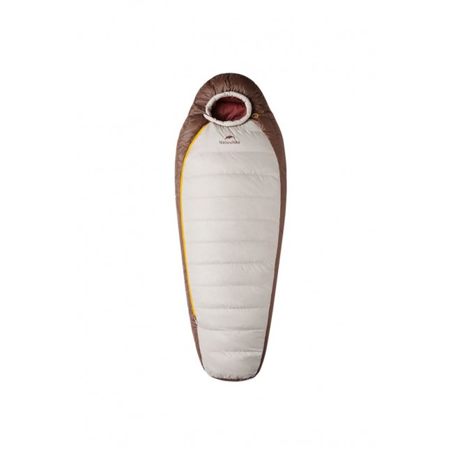 Sleeping Bag Snowbird Duck Down 1000 M CNK2550WS014 - Smoky Brown by Naturehike