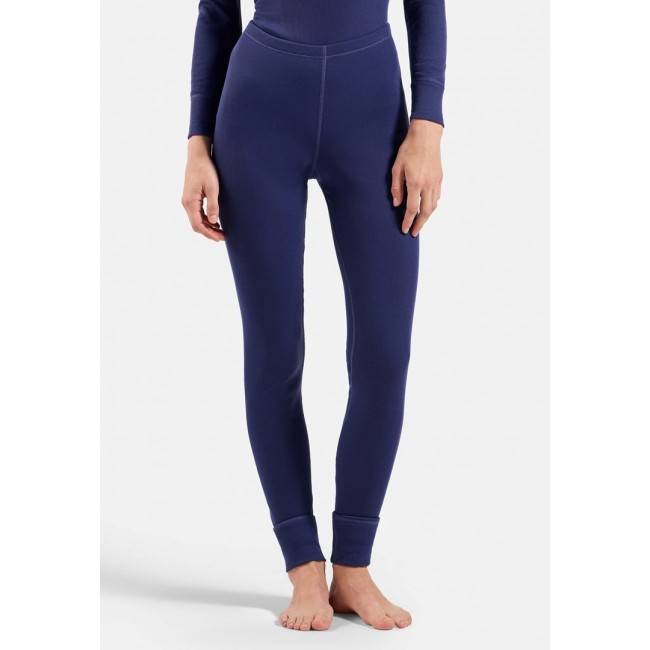 ODLO BL BOTTOM long ACTIVE WARM trousers, size S, blue ODLO BL BOTTOM long ACTIVE WARM trousers, size S, blue