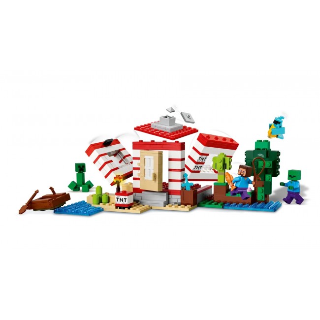 LEGO MINECRAFT 21275 The TNT Jungle House LEGO MINECRAFT 21275 The TNT Jungle House