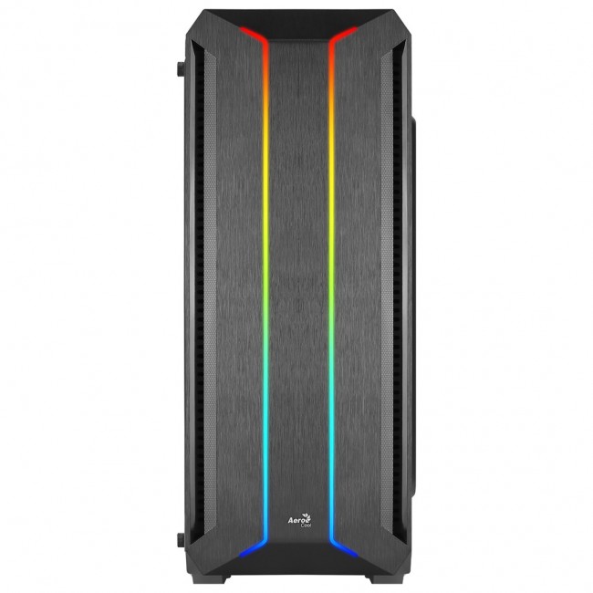 Aerocool SKYLINEV2BK PC ATX Case Dual Front Panel LED ARGB Fan ARGB 12cm Black