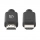 Manhattan HDMI 4K@60Hz Cable with Ethernet, 22.5m, Suitable for ALL 4K & 1080p/HD uses - when upgrading now or have it ready for when you need it, Male to Male, Black, Ultra HD 4k x 2k, Lifetime Warranty, Premium High Speed