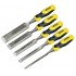 Stanley 5-Piece DynaGrip Wood Chisel Set