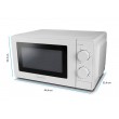 Esperanza ESTOFADO White Solo microwave Countertop 20 L 700 W