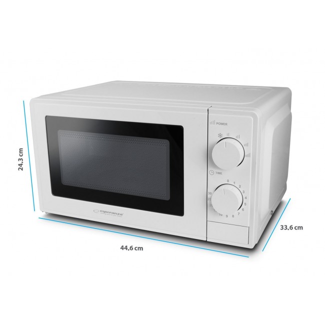Esperanza ESTOFADO White Solo microwave Countertop 20 L 700 W