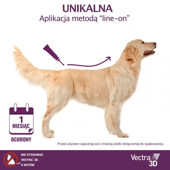 CEVA Vectra 3D (1,5-4kg) - anti-parasite drops for dogs - 3 x 0,8ml