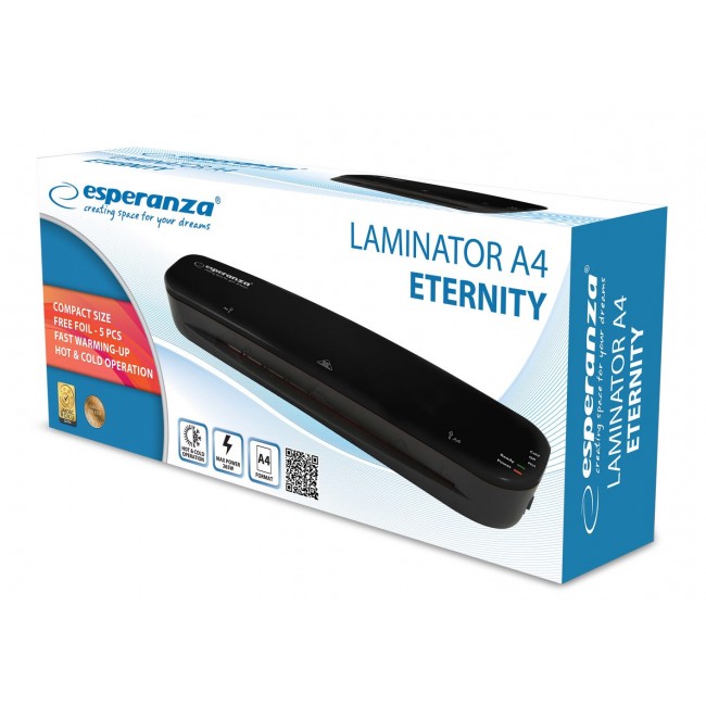 Esperanza EFL002 laminator Cold/hot laminator 250 mm/min Black