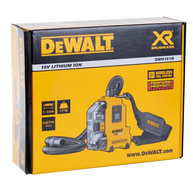 Cordless dust extraction attachment DeWALT DWH161N-XJ