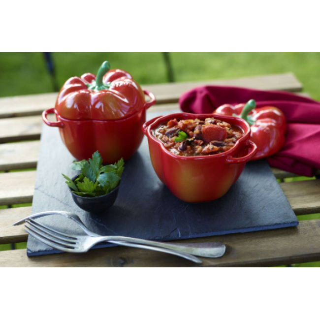 ZWILLING MINI COCOTTE PEPPER 470 ml Round Casserole baking dish ZWILLING MINI COCOTTE PEPPER 470 ml Round Casserole baking dish