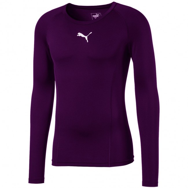 Puma LIGA Baselayer LS Men's T-Shirt purple 655920 10 L Puma LIGA Baselayer LS Men's T-Shirt purple 655920 10 L