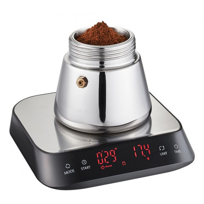 GEFU PREZISO Black, Stainless steel Countertop Rectangle Electronic kitchen scale