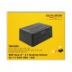 DeLOCK 63957 storage drive docking station USB 3.2 Gen 2 (3.1 Gen 2) Type-C Black