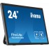 iiyama 24 multi-touch monitor with edge-to-edge glass, anti fingerprint coating , integrated webcam and a flexible stand