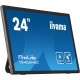 iiyama 24 multi-touch monitor with edge-to-edge glass, anti fingerprint coating , integrated webcam and a flexible stand