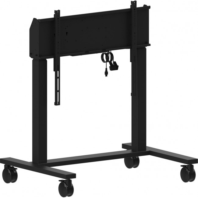 iiyama Double column electric floor lift on wheels for monitors up to 98