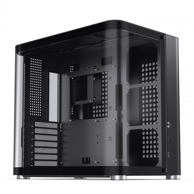 Jonsbo TK-2 2.0 Midi-Tower, Tempered Glass - black