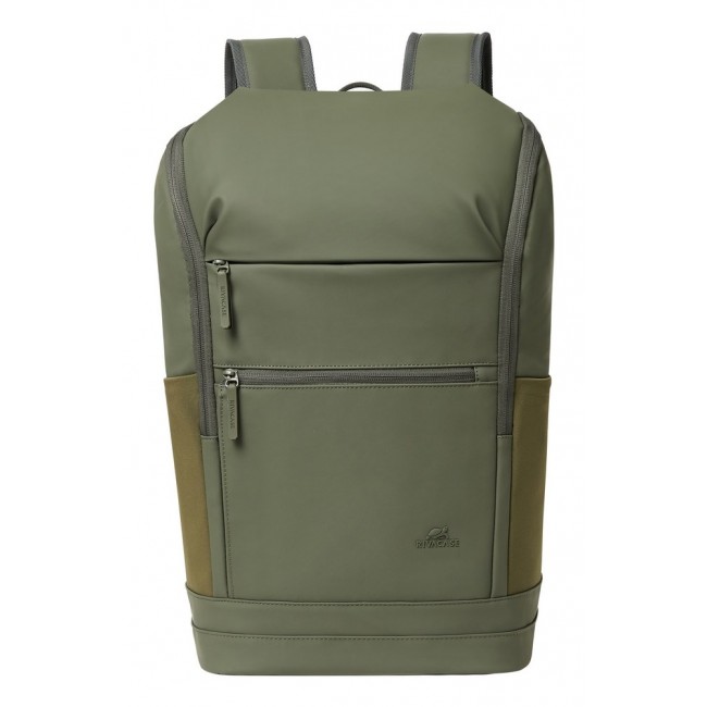 Rivacase Eden backpack Travel backpack Olive PU leather, Polyester, Recycled polyethylene terephthalate (rPET) Rivacase Eden backpack Travel backpack Olive PU leather, Polyester, Recycled polyethylene terephthalate (rPET)