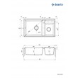 2-bowl granite sink 2-bowl granite sink
