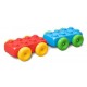 Marioinex brick building blocks + 2 wheels, 30 pieces