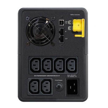 APC Back-UPS, 2200VA, Tower, 230V, 6x IEC C13 outlets, AVR