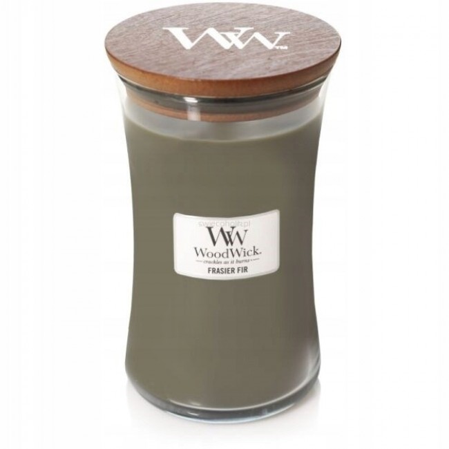 Large Scented Candle Fraser Fir WOODWICK, with wooden wick, 1 piece Large Scented Candle Fraser Fir WOODWICK, with wooden wick, 1 piece