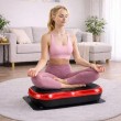Extralink Moonwalk Spin Move Platofrma Wibracyjna do Cwiczen Fitness 200W czerwona