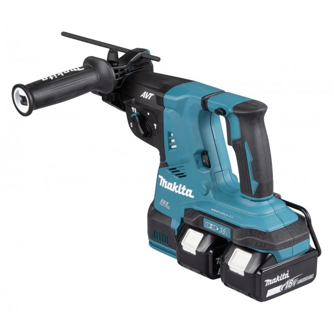 Makita DHR281PT2J drill 5000 RPM SDS Plus 4.9 kg Black, Blue