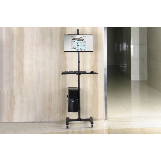 Digitus Mobile workstation with individual height adjustment Digitus Mobile workstation with individual height adjustment