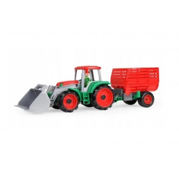 LENA Truxx tractor with trailer 04428 04462