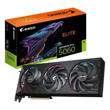 GIGABYTE AORUS GeForce RTX 5060 ELITE 8G Graphics Card - 8GB GDDR7