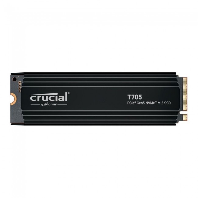 SSD M.2 4TB Crucial T705 NVMe PCIe 5.0 x 4 with Heatsink SSD M.2 4TB Crucial T705 NVMe PCIe 5.0 x 4 with Heatsink