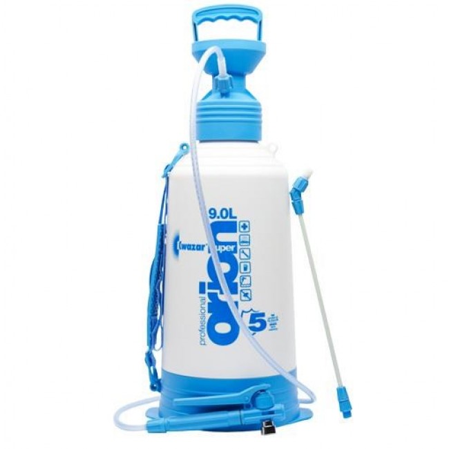QUASAR. ORION SUPER PRO+ 9L VITON SPRAYER, WITH PRESSURE GAUGE.