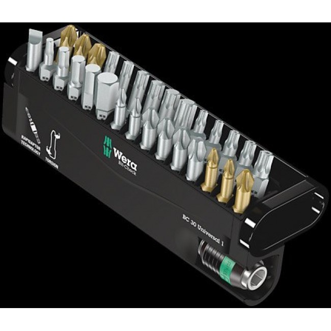 29-piece bits set with Rapidaptor holder Bit-check