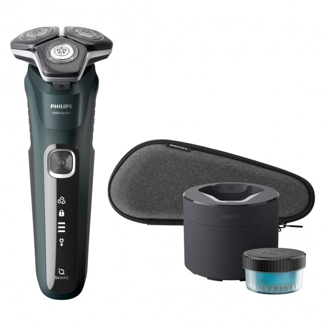 Philips SHAVER Series 5000 S5884/50 men's shaver Rotation shaver Trimmer Black, Green Philips SHAVER Series 5000 S5884/50 men's shaver Rotation shaver Trimmer Black, Green